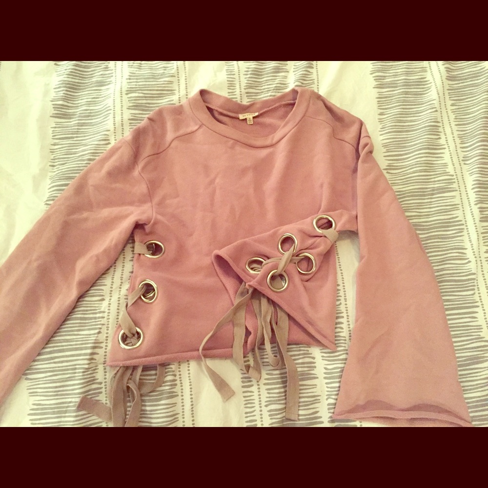 Tie up hoodie
